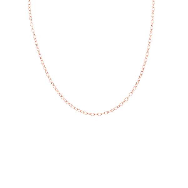 Goldkette | Collier Infinity, 50 cm, Rosegold