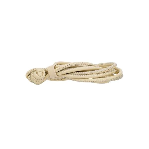 Leder-Armband | beige, 38 cm
