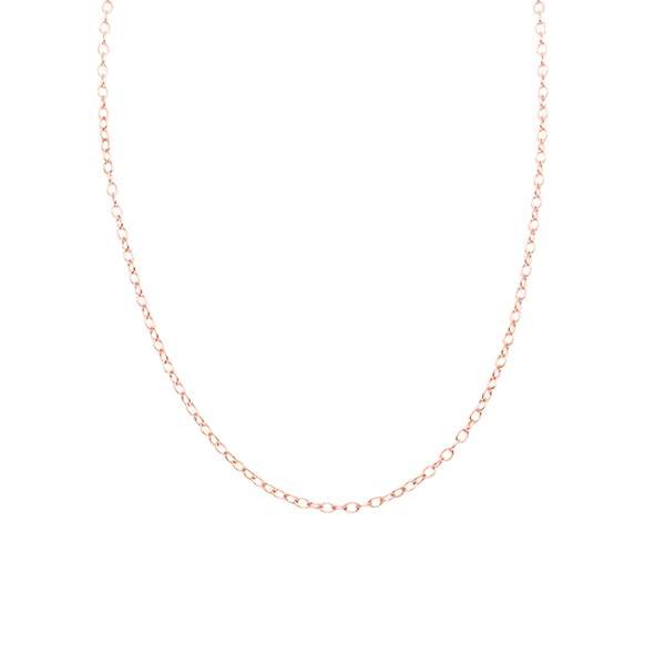 Goldkette | Collier Infinity, 80 cm, Rosegold